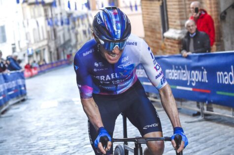 Michael Woods competing at Tirreno - Adriatico 2023
